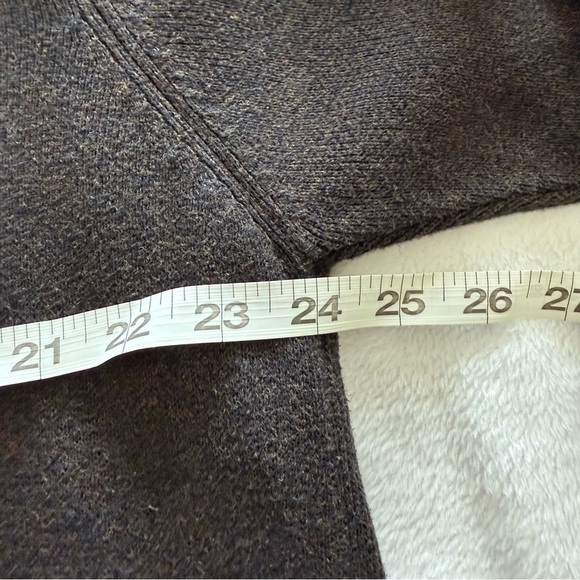 Alex Cannon 1/4 Zip Sweater Size XL Classic Look with Elbow Patches Brown - Picture 8 of 12